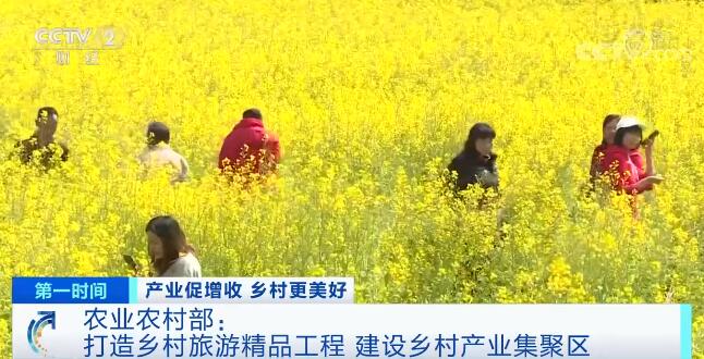 农业农村部:打造乡村旅游精品工程 建设乡村产业集聚区