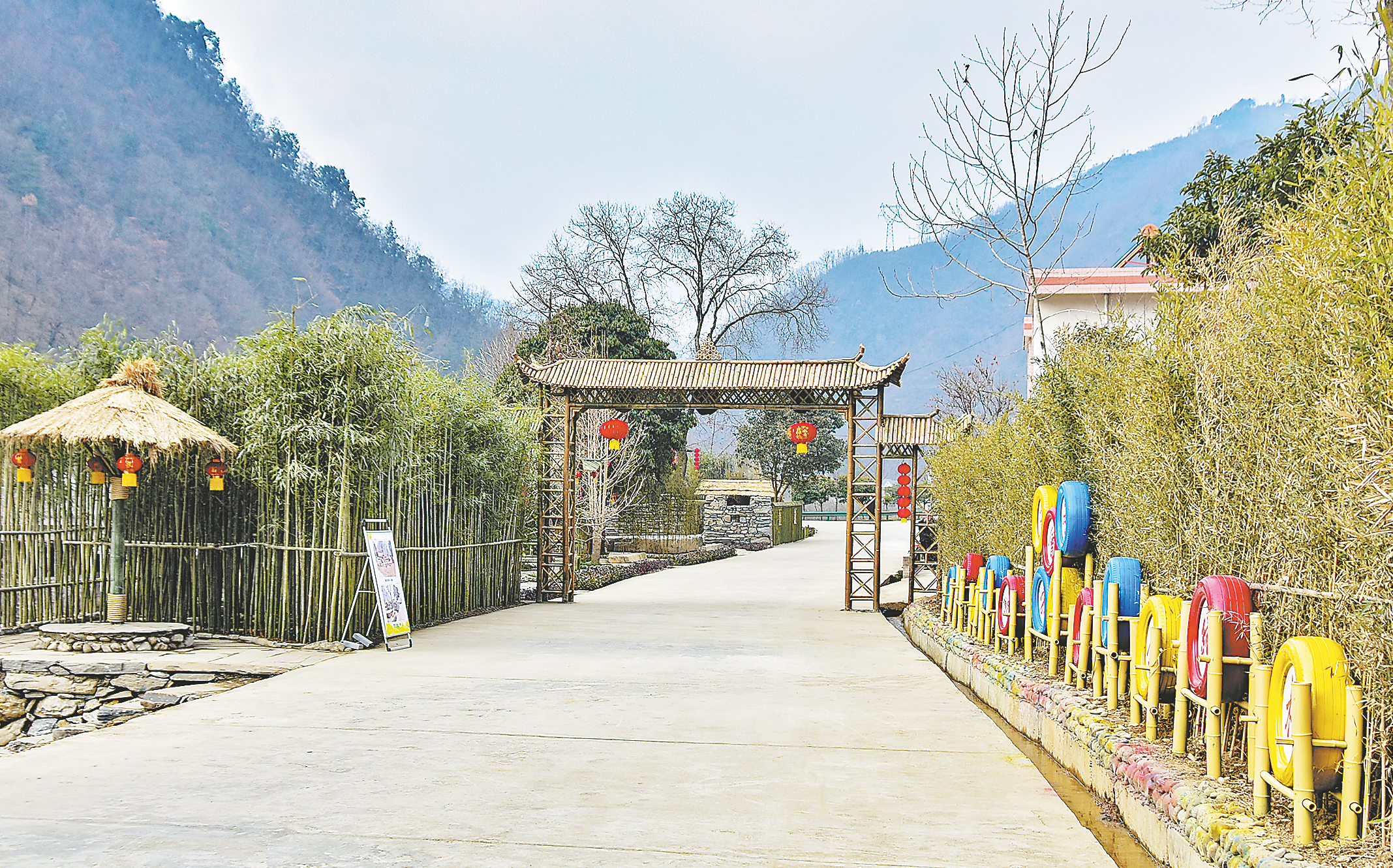 陝西農村網>三農市場>秦嶺山水鄉村——金鐘村西口農業產業園的